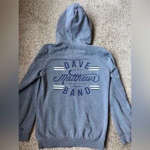 Dave Matthews band zip up hoodie S small